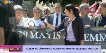 Çorum Katliamı’nın 42. Yılında Hayatını Kaybedenler Çorum’da Anılıyor.