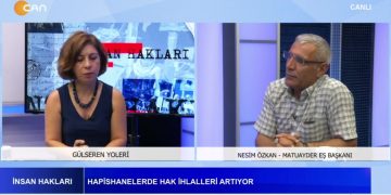 Hapishanede Hak İhlalleri Tırmanıyor İşkence ve Kötü Muamele Mahpusları Ölüme Getiriyor Hak Gasplarına Karşı Hapisanelerde Açlık Grevleri Yayılıyor Daha Fazlası İnsan Hakları Programın İle Sizlerle konuk: MATUHAYDAR Eş Başkanı Nesim Özkan