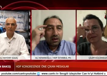 HDP Kongresinde öne çıkan mesajları,6’lı Masa Toplantılarını ve 29. Yılında Sivas Madımak’ı konuşuyoruz.Veli Haydar Güleç , Çilem Küçükkeleş ve Ali Kenanoğlu ile Can’dan Bakış Can TV’de..