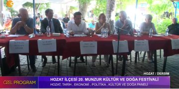 Hozat İlçesi 20. Munzur Kültür ve Doğa Festivali – Hozat/ Dersim – CANLI YAYIN