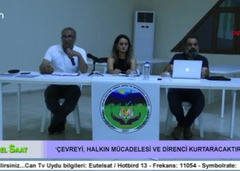 İskendurum Çevre Koruma Başkanı: Nermin Yıldırım Kara Akçay Çevre Ve Sosyal Dayanışma Derneği Başkanı :Mehmet Bebek Mersin İHD Başkanı: Hakkı Demir Yerel Saat Programı İle Can Tv’de…