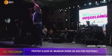 Pertek İlçesi 20. Munzur Doğa ve Kültür Festivali – DERSİM / PERTEK – CANLI YAYIN