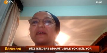 Rize İkizdere Dinamitlerle Yok Ediliyor Zeynel Gül’ün Sunduğu Sözün Özü Programının Konukları: Funda Baş Okyay Asuman Fazlıoğlu Yakup Okumuşoğlu Dursun Baş Osman Baş Can Tv ‘ de..
