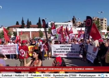 Tahtacı Yurdundan – Edremit demokrasi Güçleri – 2 Tmmuz Anması