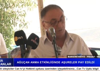 Ağuçan Anma Etkinliğinde Aşure Pay Edildi