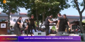 Aşure Lokmaları Garip Dede Dergahında paylaşılıyor – Özel Program
