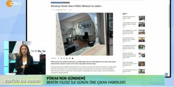 Berfin Yıldız’ın Sunduğu Can’da Bu Sabah Programının Konukları : PSAKD Başkanı Cuma Erçe Ve AVF Başkanı Mustafa Aslan