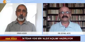 Diren Keser’in Sunduğu Hak Yolu Programının Konukları DAD Eş Başkanı Musa Kulu Ve Pir Zeynel Kete *İktidar Yeni Bir ‘Alevi Açılımı’ Hazırlıyor *Aleviler Bu Açılıma Nasıl Bakıyor *Cumhurbaşkanının Cemevlerinin Ziyareti