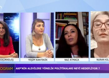 AKP’nin Alevilere Yönelik Politikaları Neyi Hedefliyor? Çilem Küçükkeleş’in Sunduğu Özel Programın Konukları: *Naz Atmaca *Nuran Kılıçkaya *Yeşim Kantekin