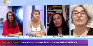 AKP’nin Alevilere Yönelik Politikaları Neyi Hedefliyor? Çilem Küçükkeleş’in Sunduğu Özel Programın Konukları: *Naz Atmaca *Nuran Kılıçkaya *Yeşim Kantekin
