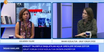 Gülseren Yoleri’nin Sunduğu İnsan Hakları Programının Konuğu: Grup Yorum Üyesi : Bahar Kızılaltun * Grup Yorum Adaletsizlik Kıskacında