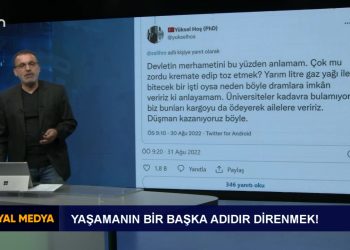 Yaşamının Bir Başka Adıdır Direnmek! Şükrü Yıldız’ın Sunduğu Sosyal Medya Programı Can Tv’de