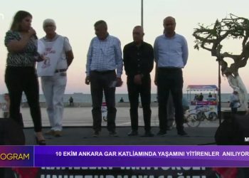 10 Ekim Ankara Gar Katliamında Yaşamını Yitirenler Mersin’de Anılıyor