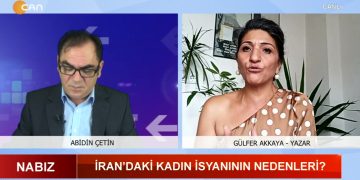 Abidin Çetin’in sunduğu Nabız programı bugün konukları Yazar Gülfer Akkaya ve Gazeteci Hediye Levent ile Can Tv’de