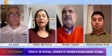 Ali Güler’in Sundu Özel Programın Konukları : Yüksel Işık Mutlu, Mehmet Taşkale Ve Hüseyin Berkan Alpar *Türkiye’de Siyasal Gündem Ve Dersim Kurumlarının Tutumu