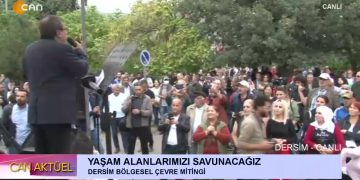 Dersim Bölgesel Çevre Mitingi 3, CANLI