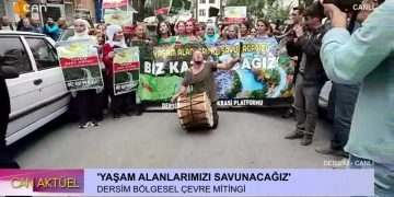 Dersim Bölgesel Çevre Mitingi, CANLI