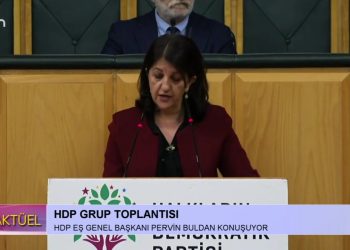 HDP Grup Toplantısı, HDP Eş Genel Başkanı Pervin Buldan Konuşuyor..