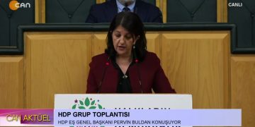 HDP Grup Toplantısı, HDP Eş Genel Başkanı Pervin Buldan Konuşuyor..