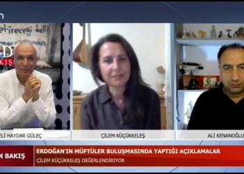 Veli Haydar Güleç, Çilem Küçükkeleş ve Ali Kenanoğlu’nun Ülkenin Güncel Gelişmelerini Tartıştıkları Can’dan Bakış Programının Konuları: Erdoğan’ın Müftüler Buluşmasında Yaptığı Açıklamalar ve Alevi Gündemi Can Tv’de