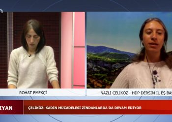 25 Kasım’da kadınlar şiddete karşı alanlarda, Rohat Emekçi ile Jin Û Jiyan Can tv’de Konuk: -Nazlı Çeliköz.