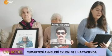 Cumartesi Anneleri Eylemi 921. Haftası’nda