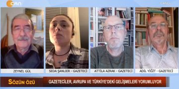 *Gazateciler,Avrupa ve Türkiye’deki Gelişmeleri Yorumluyor, Zeynel Gül İle Sözün Özü Progamı Can Tv’de
