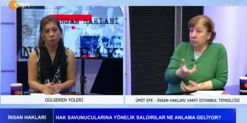 Gülseren Yolleri’nin Hazırlayıp Sunduğu İnsan Hakları Programının Konuğu İnsan Hakları Vakfı İstanbul Temsilcisi Ümit Efe Can Tv’de