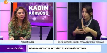 Kadınlara Yönelik Erekek Şiddeti Nergiz Güzel’in hazırlayıp sunduğu Kadın Kürsüsü programının konuğu Kadın Zamanı Derneği Başkanı Dilek Başalan Can Tv’de