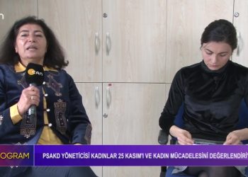 Melis Ciddioğlu’nun hazırlayıp sunduğu özel program can tv’de ‘PSAKD yöneticisi kadınlar 25 kasım’ı ve kadın mücadelesini değerlendiriyor’