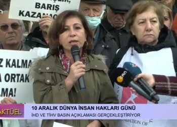10 Aralık Dünya İnsan Hakları Günü – İHD ve TİHV Basın Açıklaması gerçekleştiriyor – Canlı