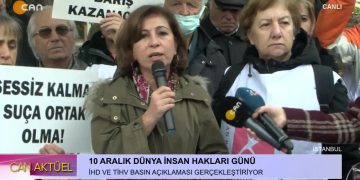 10 Aralık Dünya İnsan Hakları Günü – İHD ve TİHV Basın Açıklaması gerçekleştiriyor – Canlı