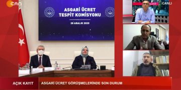 Asgari ücret ve eytlilerin durumunu sendikal bakış açısıyla değerlendirileceği, Attila Taş ile Açık Kayıt progamının konukları Kesk Eş Genel Başkanı Mehmet Bozgeyik ve Bağımsız Maden İşçileri Sendikası İş Sağlığı ve Güvenliği Genel Sekreteri Engin Köse.