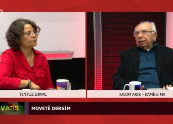 Movetê Dersîm Fintoz Dikme’nin hazırlayıp sunduğu Vatis programının konuğu Kazım Arık Can tv’de