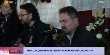 Munzur Çem Berlin Cemevi’nde hakka uğurlanıyor.