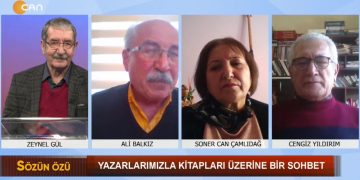 Zeynel Gül’ün Hazırlayıp Sunduğu Sözün Özü Programının Konukları: -Ali Balkız -Soner Çamlıdağ Can -Cengiz Yıldırım ‘Yazarlarımızla kitapları üzerine bir sohbet’