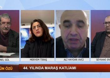 Zeynel Gül’ün Hazırlayıp Sunduğu Sözün Özü Programının Konukları: -Meryem Traş -Ali Haydar Avcı -Musa Agacık -Seyrani Dede ’44 Yılında Maraş Katliamı’