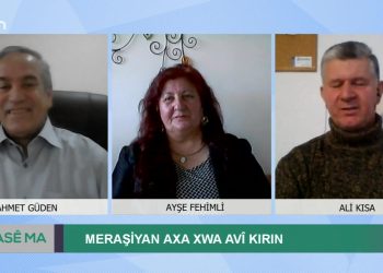 Ahmet Güden ile Hase Ma 17 Ocak Salı Günü Konukları: Ayşe Fehimli, Ali Kısa. Meraşiyan Axa Xwa Avî Kırın.