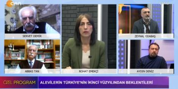 ‘Alevilerin Türkiyenin İkinci Yüzyılından Beklentileri’ Özel Program -Zeynal Odabaş /AKD Sultangazi Abdal Cemevi Baş. -Aydin Deniz / ABF Genel Başkan Yardımcısı -Abbas Tan / Kayseri Hacı Bektaş Veli Cemevi Baş. -Servet Demir / Alevi Aktivist ‘2023 Seçimlerinde Alevilerin tutumu’