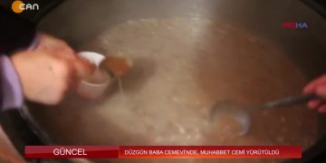 Düzgün Baba Cemevi’nde Muhabbet Cemi Yürütüldü.