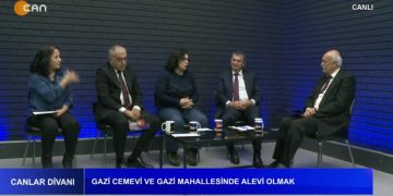 Gazi Cemevi ve Gazi Mahallesinde Alevi Olmak. İbrahim Karakaya ile Canlar Divanı. Konuklar: Hıdır Karadaş, Arzu Erdoğan, Doğan Göl, Güldan Yılmaz.