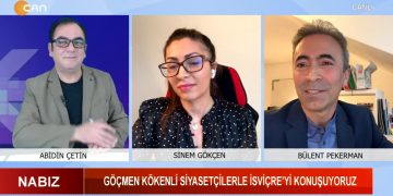 İsviçre’de Pandemi Sonrası Yaşanan Sorunlar, Abidin Çetin’in sunduğu Nabız programının bugünkü konukları: -Sinem Gökçen, -Bülent Pekerman, -Mustafa Atıcı.