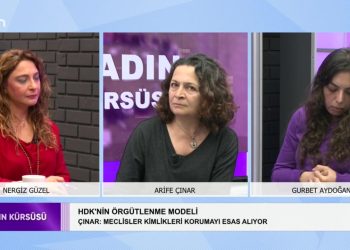 Nergiz Güzel’in Sunduğu Kadın Kürsüsü Programının Konukları: -Arife Çınar -Gurbet Aydoğan ‘HDK 12. Kongresine Gidiyor’