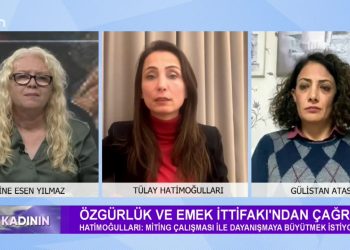 Sakine Esen Yılmaz’ın Sunduğu Söz Kadının Programının Konukları: -Tülay Hatimoğulları / HDP Adana Milletvekili -Gülistan Atasoy / HDP Amed İl Eşbakanı ‘Özgürlük ve Emek İttifakı’ndan çağrı’ ‘Siyaset Gündemi 2023 Seçimleri’