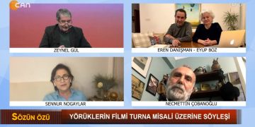 Zeynel Gül’ün Hazırlayıp Sunduğu Sözün Özü Programının Konukları: -Sennur Nogaylar -Eren Danışman -Eyüp Boz -Necmettin Çobanoğlu ‘Yörüklerin filmi turna misali üzerine sohbet’