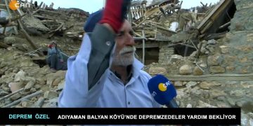 Adıyaman Balyan Köyü’nde Depremzedeler Yardım Bekliyor..