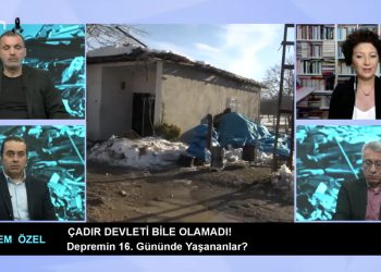 Çadır Devleti Bile Olamadı! Şükrü Yıldız İle Deprem Özel Konukları: – Celal Turan / Gazeteci – Fuat Ateş / Gazeteci – Nilgün Mete / Gazeteci