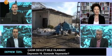 Çadır Devleti Bile Olamadı! Şükrü Yıldız İle Deprem Özel Konukları: – Celal Turan / Gazeteci – Fuat Ateş / Gazeteci – Nilgün Mete / Gazeteci