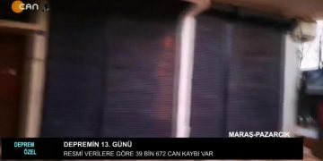 Deprem Bölgesi Maraş Pazarcıktan görüntüler