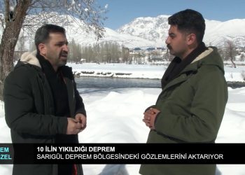 Mustafa Sarıgül Deprem Bölgesindeki Gözlemlerini Aktarıyor.